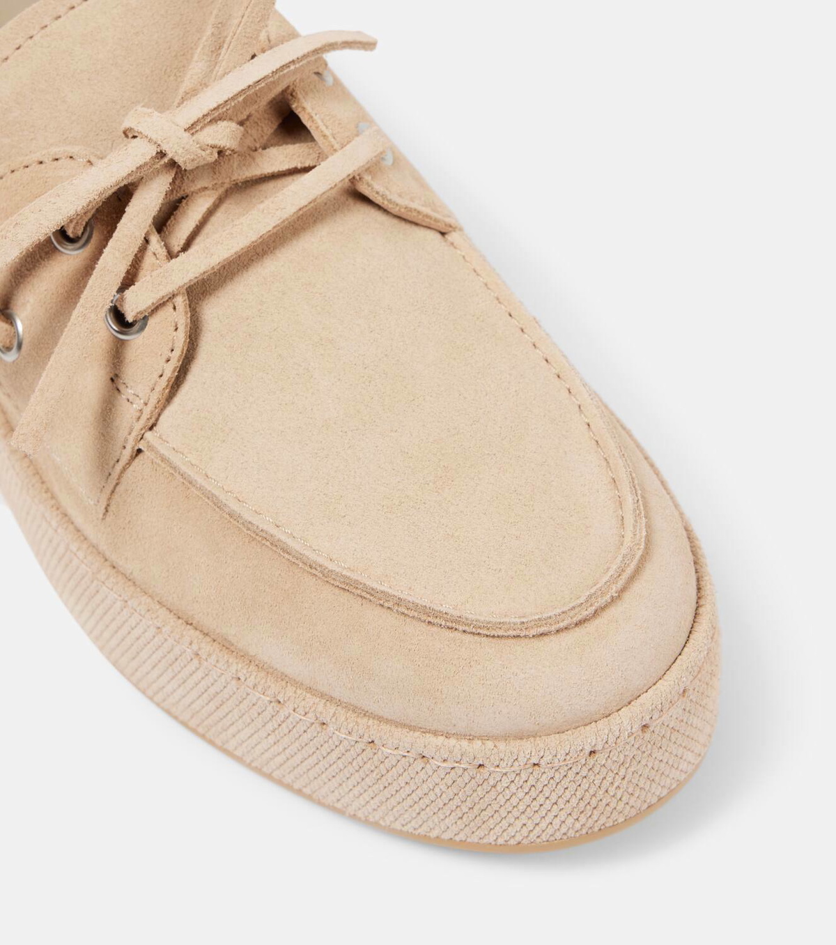 Hogan H681 suede platform boat shoes