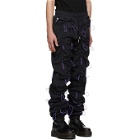 99% IS Black and Purple Gobchang Lounge Pants
