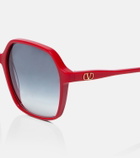 Valentino Light V VLogo oversized sunglasses