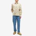 Foret Men's Mellow Overshirt in Oat