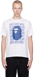BAPE White Monogram T-Shirt