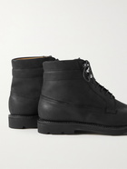 John Lobb - Alder Waxed-Suede Boots - Black