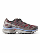 Salomon - XT-4 OG Rubber-Trimmed Mesh Sneakers - Gray