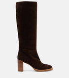 Gabriela Hearst Bocca suede knee-high boots