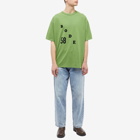 Bode Men's Flocked T-Shirt in Green