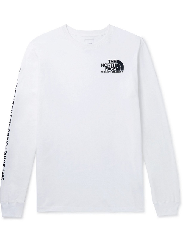 Photo: THE NORTH FACE - Logo-Print Cotton-Jersey T-Shirt - White - XL