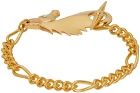 Chopova Lowena Gold Horse Girl Bracelet