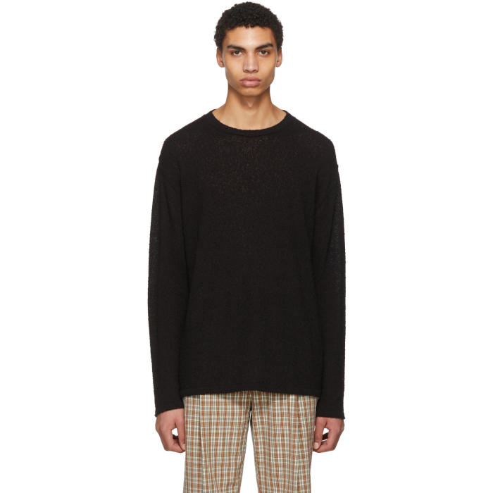 John Elliott Black Pigtail Sweater John Elliott