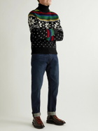 Polo Ralph Lauren - Fair Isle Wool Turtleneck Sweater - Black