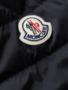 MONCLER - Eus Slim-Fit Quilted Nylon Down Hooded Jacket - Blue