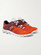ON - Cloudflow Mesh Running Sneakers - Orange