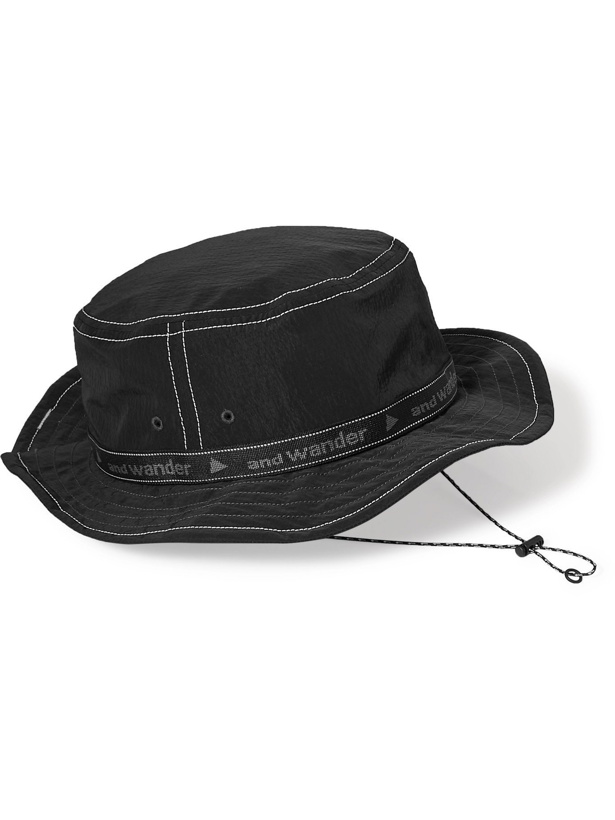 Photo: AND WANDER - JQ Tape Nylon-Ripstop Bucket Hat