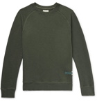 Nudie Jeans - Samuel Loopback Cotton-Jersey Sweatshirt - Men - Forest green