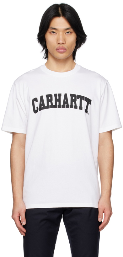 Photo: Carhartt Work In Progress White University T-Shirt