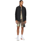 Off-White Green and Brown Camo Arrows Shorts