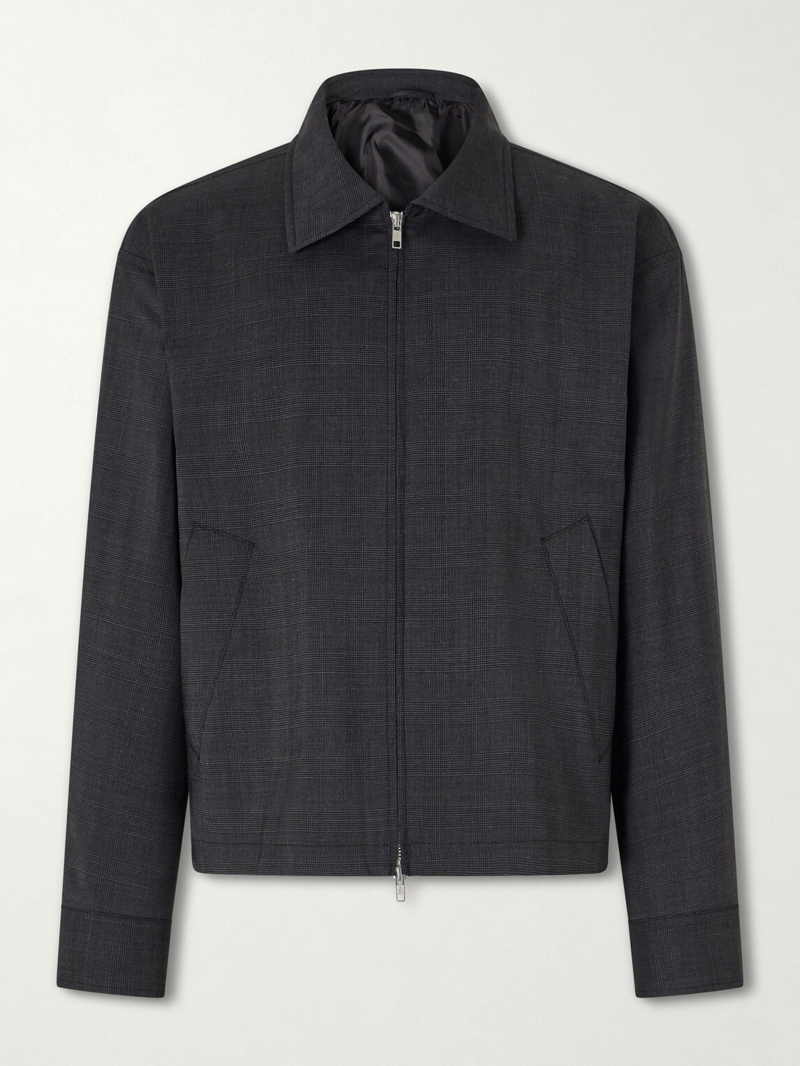 mfpen - Mail Prince of Wales Checked Wool-Twill Jacket - Gray