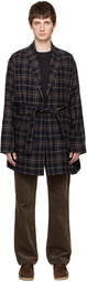 De Bonne Facture Navy Check Jacket