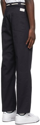 Drôle De Monsieur Navy 'Le Pantalon Twill' Trousers