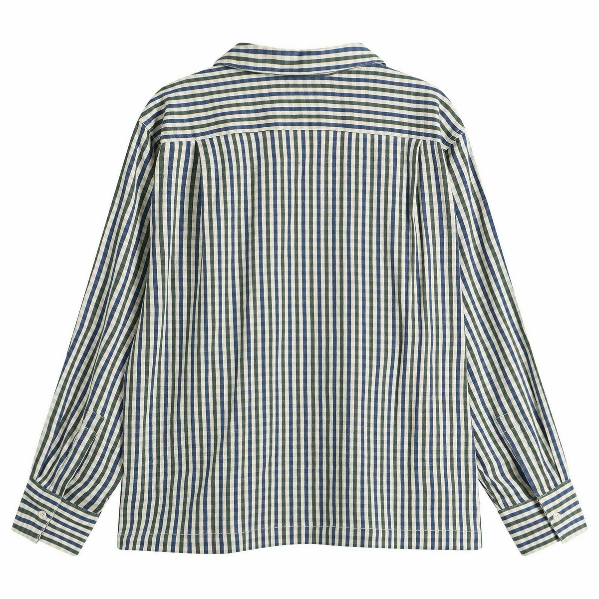Story mfg. Check PA Shirt - Presented by END. in Blue
