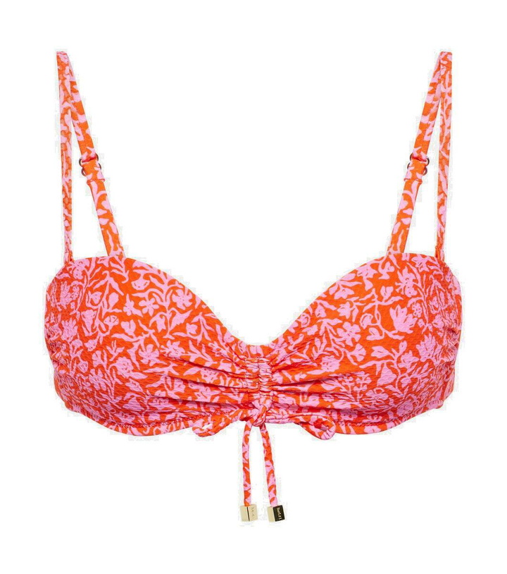 Photo: Heidi Klein Limpopo floral ruched bikini top