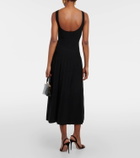 Staud Ellison pleated midi dress Staud