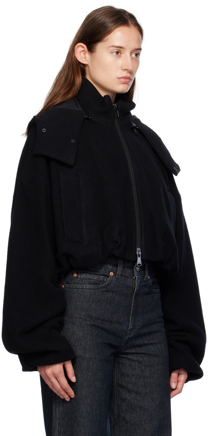 Y's Black N-Short Jacket
