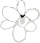 Perks and Mini Silver Rough Gesture Frame Single Earring