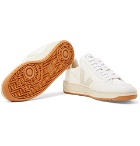 Veja - V-12 Leather and Rubber-Trimmed Suede and B-Mesh Sneakers - White