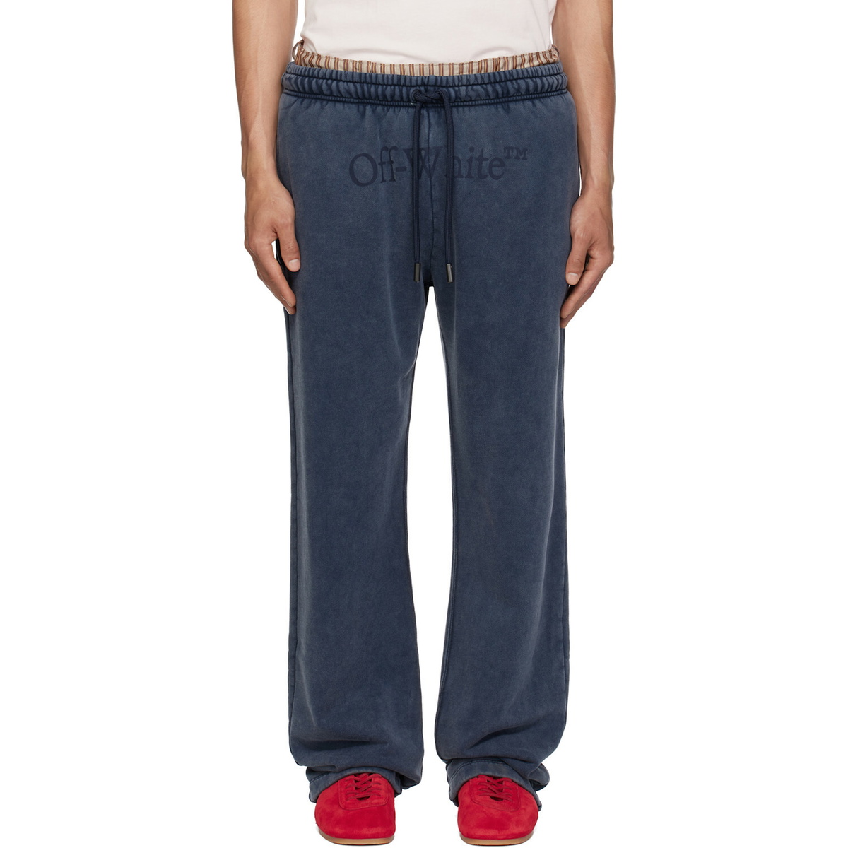 Off-White Navy Bookish Mar Sweatpants