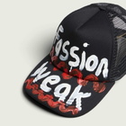Navinder Nangla Fassion Weak Trucker Cap in Black/White/Red