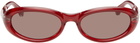 BONNIE CLYDE Red Groupie Sunglasses