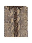 Aspesi Python-print Silk Shirt