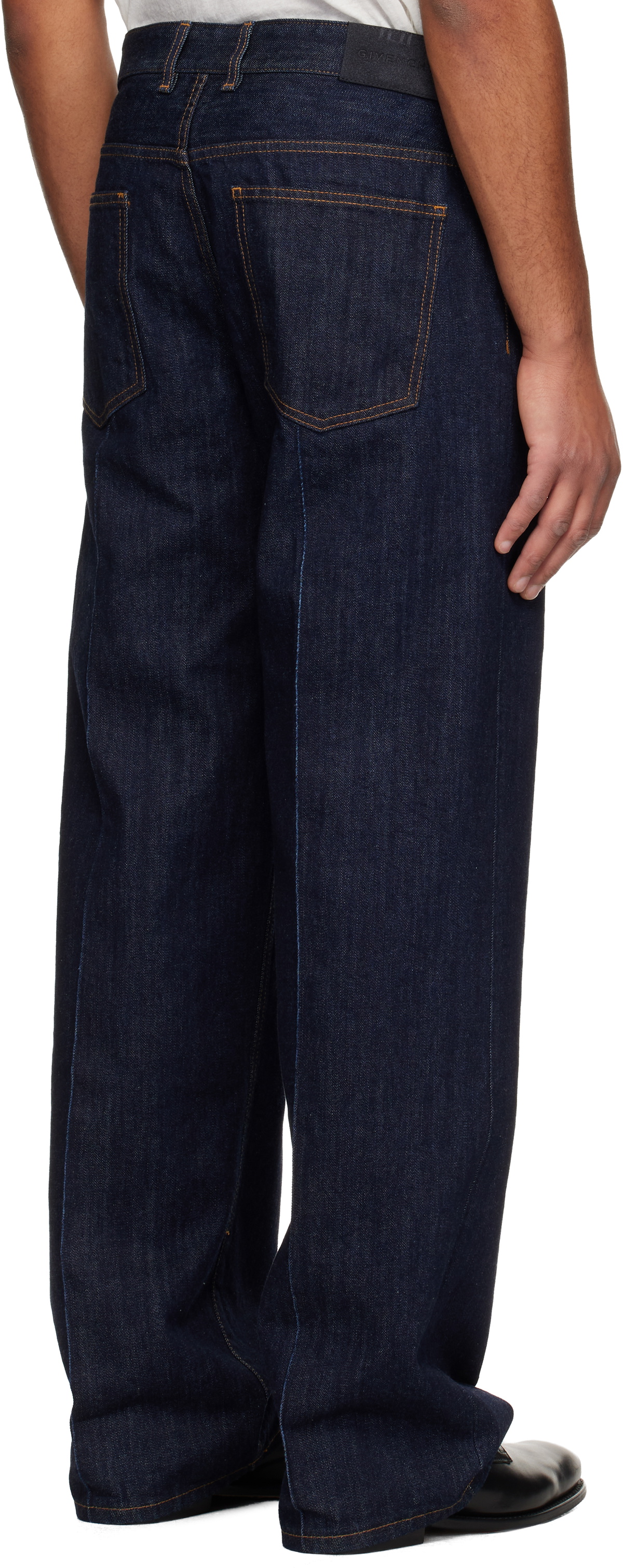 Givenchy Navy Straight Leg Jeans