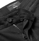 Dolce & Gabbana - Slim-Fit Distressed Stretch-Denim Jeans - Men - Black