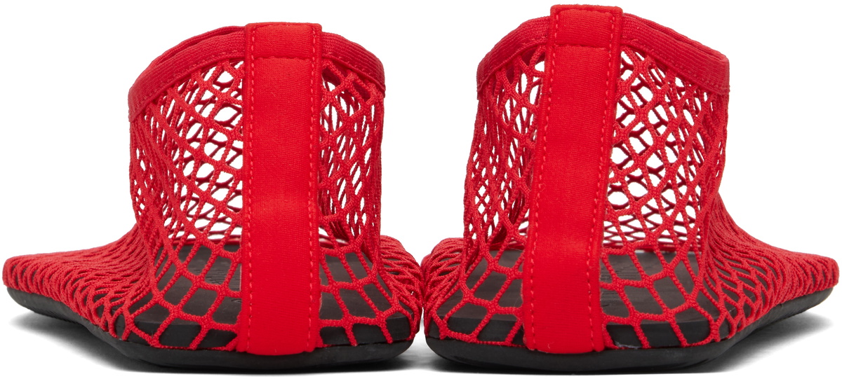 Christopher Esber Red Mesh Water Flats