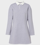 JW Anderson Cotton-blend jersey polo dress