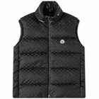 Moncler Men's Kita Monogrammed Gilet in Black