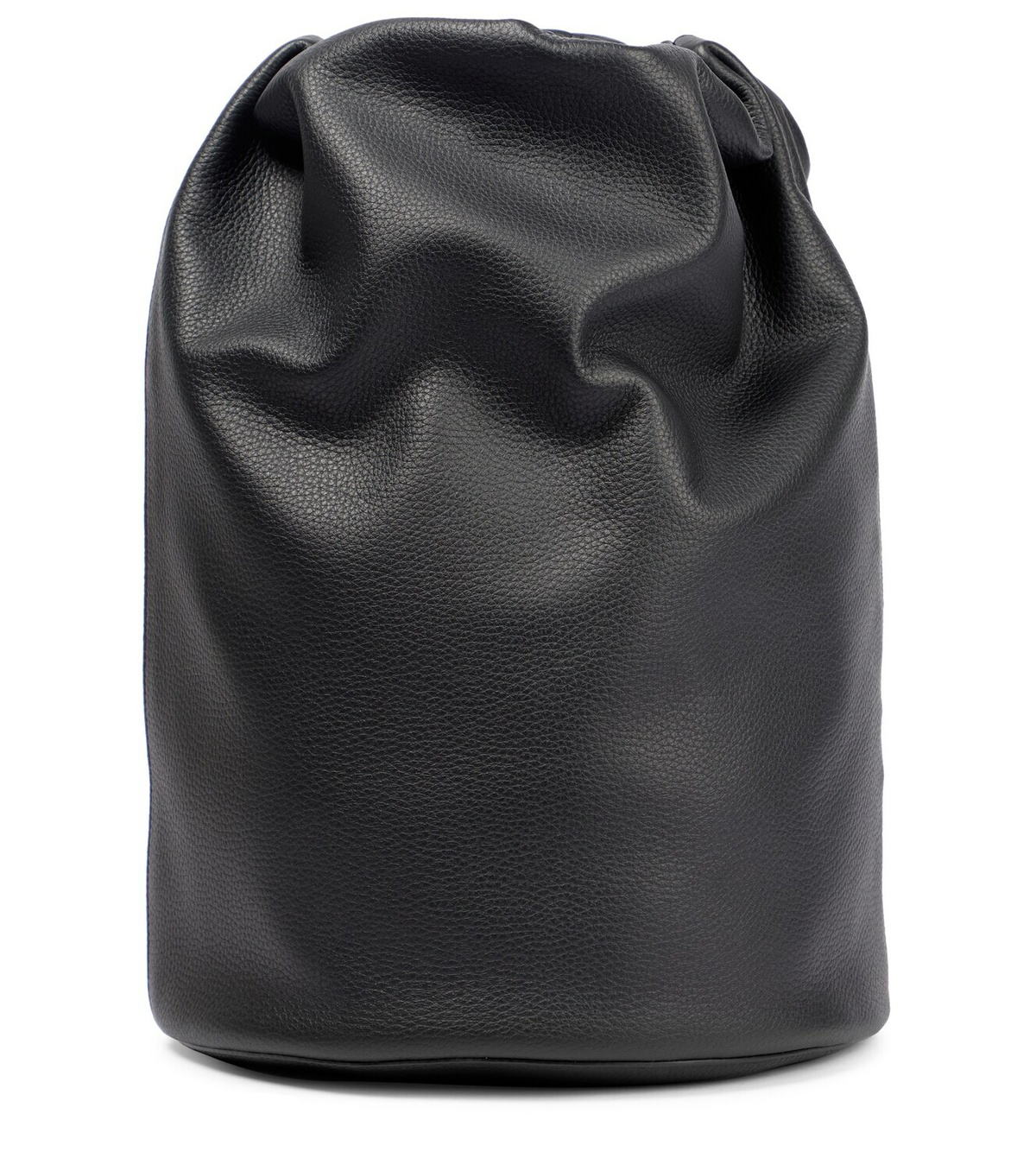 *The Row* Sporty leather pouch ブラック Sporty leather pouch in black - The Row | Mytheresa