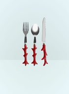 Les-Ottomans Coral Cutlery Set