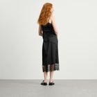 Simone Rocha Women's Lace Trim Slip Dress in Black