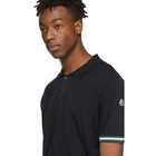 Moncler Navy Colored Trim Polo