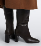 Max Mara Leather knee-high boots