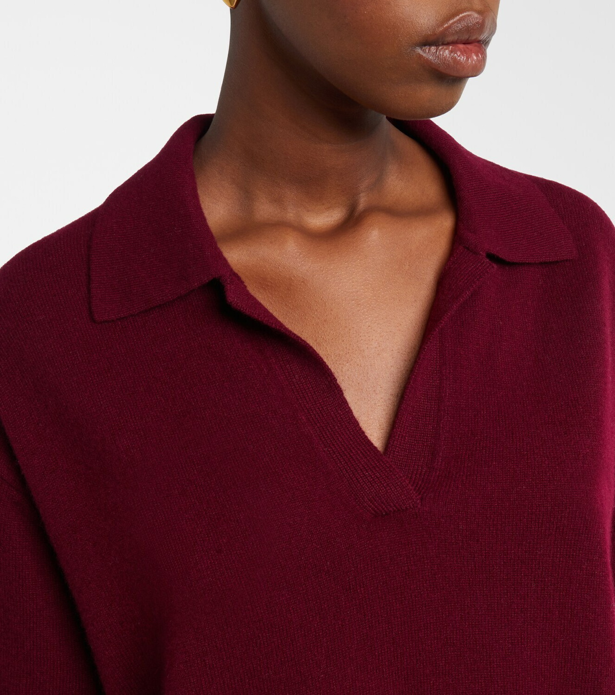 Lisa Yang Neela cashmere polo sweater