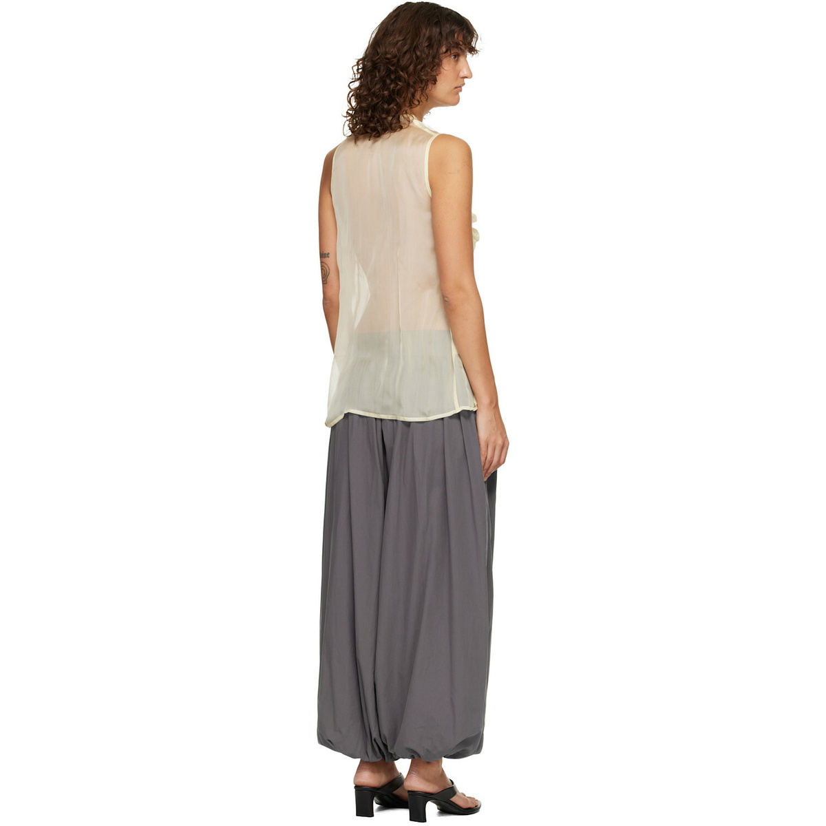 Belle Anna Yellow Vale Top