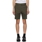 Fendi Green Plain Shorts