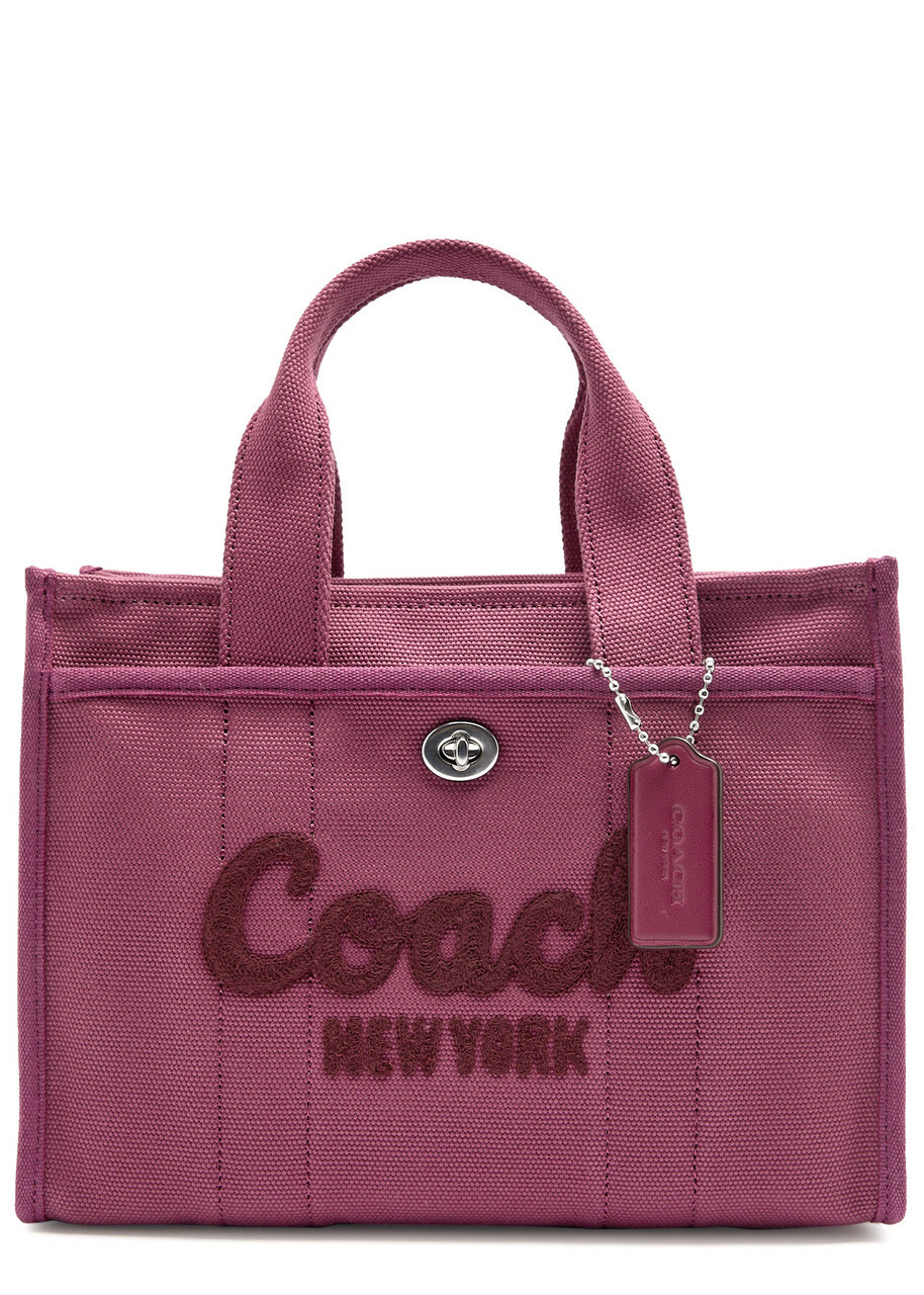 Coach Cargo 26 Logo Canvas Tote - Pink - One Size Coach