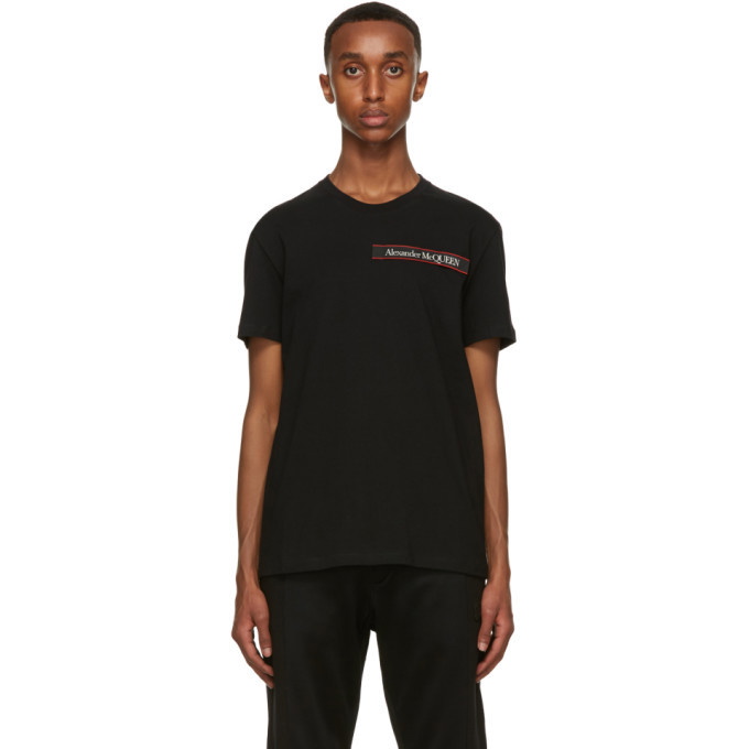 Photo: Alexander McQueen Black Logo Applique T-Shirt