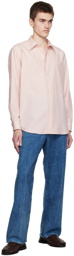 AURALEE Pink Button Shirt