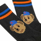 Rostersox Team Bear Socks in Black