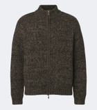 Le Kasha Lamdu cashmere zip-up cardigan